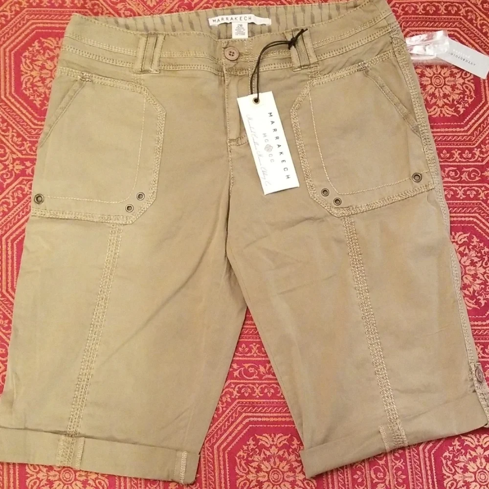 Marrakech Anna convertible capris / moss Nwt